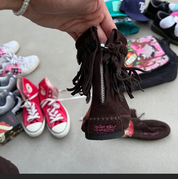 Ed Hardy 8.5 moccasins - Picture 4 of 4